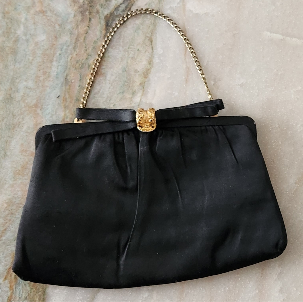 Vintage Satin Purse "After Five"